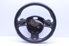 8k0419091bf Audi 2010-2012 S4 Steering Wheel 3 Spoke Paddle Shift -