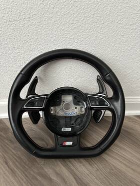 8k0419091ck Audi 2012-2017 S5 Steering Wheel With Multifunction Switch Oem