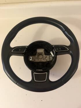 8r0419091bd1kt Audi 2012-2017 A4 8k 4-spoke Steering Wheel Black With Switches Buttons Oem
