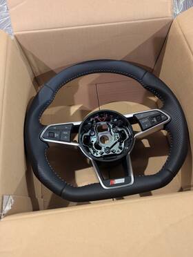 8s0419091ab Audi Tt 16-18 S-line Sline Flat Bottom Steering Wheel With Dsg Rs S Tts R8 Ttrs