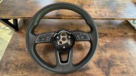 8w0419091h Audi 2017 - 2019 A4 B9 Steering Wheel Leather W Paddle Shifters Multi Switch Oem