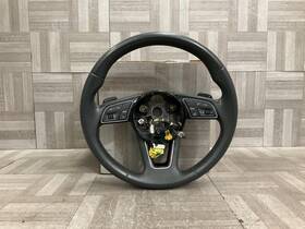Ag-1000900544 Audi 2018 A5 Steering Wheel Black Leather Oem
