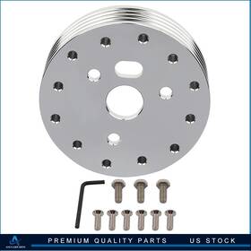 Aup16019801cp Aup 1 Inch Hub Extension Hub/ Spacer For Grant 6 Hole Steering Wheel To 3 Adapter
