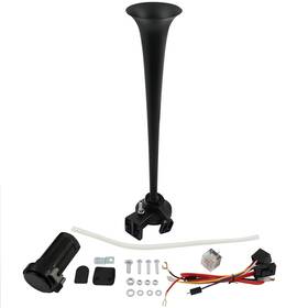10004353 Auspartshouse Single Trumpet For Suv Boat Motorcycle Truck Dc 12v 150 Db Black New
