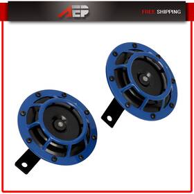 Ae162063p01 Auto Engineparts Electric Compact Car Horn Raging Sound 12v 115db 125 Mm For Suv Truck Blue