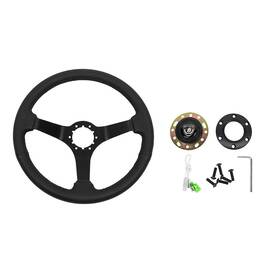 St3602blk Auto Pro 14 Inch Steering Wheel Chevy Camaro 67-73/ Chevelle/ El Camino 64-72 3-s