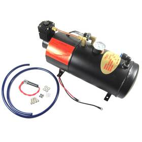 94066403 Autobrother Dc 12v Truck Pickup On Board Air Horn Compressor 150psi With 3 Liter Tank