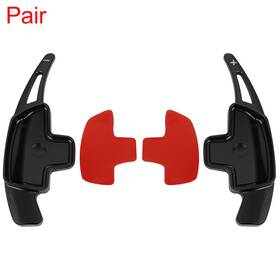 Automall Tech 752374537537 1pair Aluminum Alloy Black Steering Wheel Shift Paddle For Mercedes Benz Gla Glk