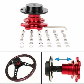 Autop043 Autopartszone Universal Car Steering Wheel Quick Release Hub Racing Adapter Snap Off Boss Kit
