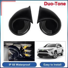 750226 Autorder Car Horn Kit For Toyota Rav4 2025 2024 2023 2022 2021 2020 2019 Black