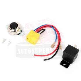 10411205 Autosuperstar Air Horn Wiring Kit With Button Switch For Motorcycle Car Marine