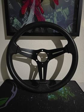 Wt-stw019-bk Bartoo Black 14inch Universal Aluminum Racing Steering Wheel Drifting Deep Dish 6 Bolt