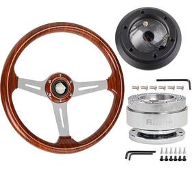 Qr030-sl-us Batu Stw044 Qr010-ek Ek Short Hub Adapter 13 Inch Steering Wheel Quick Release For Honda Civic 96-00