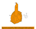 Bby16678y Mazda Oem 10-13 3-horn