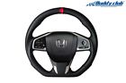 Bc08-rsswfc-l Buddy Club Racing Leather Steering Wheel For Honda Civic Si