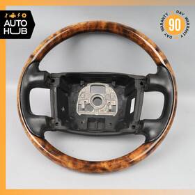 3w0419651n Bentley 03-10 Continental Flying Spur Gtc Gt Driver Steering Wheel Wood Oem