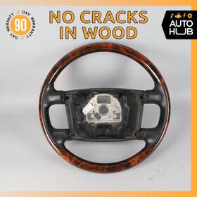 3w0419651p Bentley 03-10 Continental Flying Spur Gtc Gt Driver Steering Wheel Wood Oem 76k