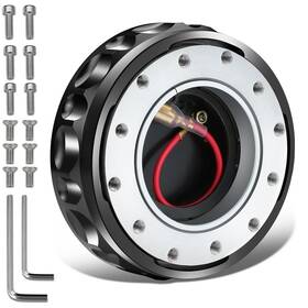 Qkre-001 Bezt Black Steering Wheel Twist Lock Quick Release Hub Adapter Kits