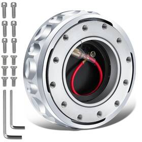 Qkre-006 Bezt Silver Steering Wheel Twist Lock Quick Release Hub Adapter Kits