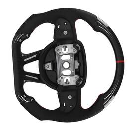 P3rj4o Bfo Real Carbon Fiber Steering Wheel For Dodge Charger Challenger 15-2025