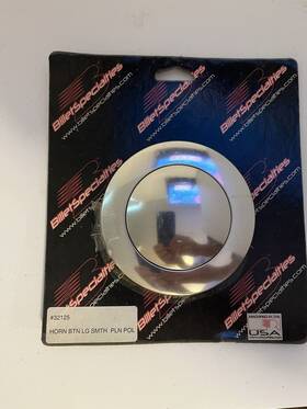 32125 Billet Specialties Horn Button Polished Aluminum