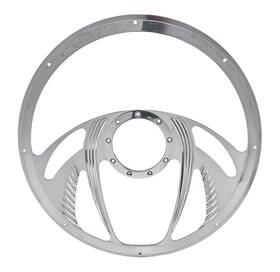 34055 Billet Specialties Steering Wheel Half Wrap 15.5in Psycho