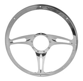 34322 Billet Specialties Steering Wheel Half Wrap 15.5in Stealth