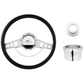 9108711 Billet Specialties 30725 Classic Steering Wheel Assembly Kit