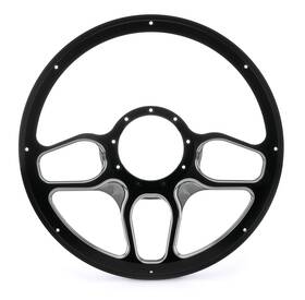 Bc30102 Billet Specialties Steering Wheel Fits 1/2 Wrap 14in Win Lite Black