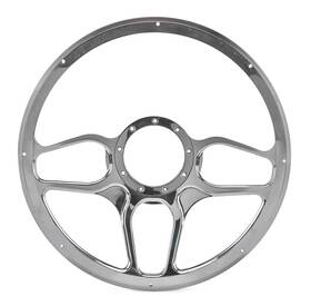 Bc34102 Billet Specialties Steering Wheel Fits 1/2 Wrap 15.5in Win Lite Black