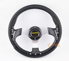Bl320bk 006bet Aftermarket Products Jdm Battle Racing Sport Drifting Black Pvc Steering