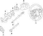 Bl3z-3600-da Ford Genuine Oem Steering Wheel