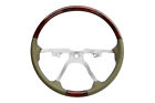 Aw1017l002-drw Black Wheel Inserts - Steering Rosewood Leather