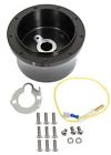 Blk31322 Billet Specialties Steering Wheel Hub Adapter Aluminum Black Anodized Chevy