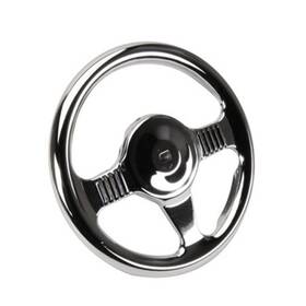 91801209-chr Blue Diamond Classics Murray 3 Spoke Pedal Car Steering Wheel Chrome