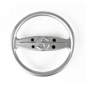 91804208-pln Blue Diamond Classics Pedal Car Parts Amf/bmc Plain Two-spoke S Steering Wheel