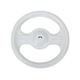 91805208-wht Blue Diamond Classics Murray Pedal Car Two-spoke Steering Wheel White