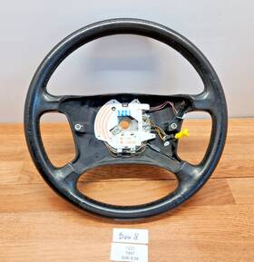 1162083 Bmw 95-03 Oem E39 E38 528 740 750 Left Driver Leather Steering Wheel Black