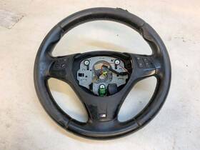 2283732 Bmw E92 E93 E90 M3 Manual Leather Steering Wheel Without Paddles Damaged