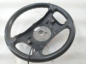235.bm1c02 Bmw 2001-2005 E46 330i Steering Wheel Assembly Black Leather Oem Used 6756079