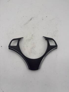3056245 Bmw 06-13 E90 E92 330 335 135 Sport Steering Wheel Trim Cover Black Oem