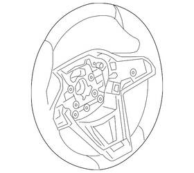 32-30-6-871-724 Bmw Genuine Steering Wheel