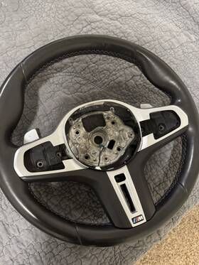 32-30-8-094-394 Bmw Oem Steering Wheel M5 M8 Gc X5 X6 Heated Wadaptive Cruise Control