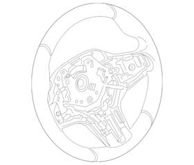 32-30-8-094-542 Bmw Genuine Steering Wheel