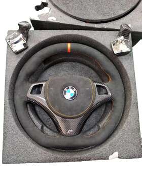 32302212772 Bmw E90 E92 E93 M3 E82 M Performance Steering Wheel Alcantara Orange Stripe