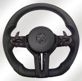 32302230200 Bmw F30 F20 F48 M3 F80 F25 E90 E87 X5 E70steering Wheel Black Perforated Leather