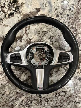 32305a4b4a7 Bmw X5 X6 X7 G05 G06 G07 Lci M Steering Wheel Paddles Vibro Heating Assist
