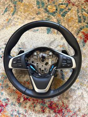 32306860363 Bmw Steering Wheel F45 X1 F48 X2 F39 Black Leather Sport Paddle Shift 6860361