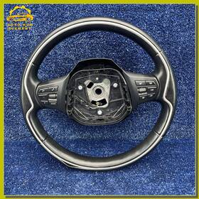 32306870779 Bmw 2014-2021 I3 Rex Leather Steering Wheel Multi Function Buttons Oem 6870168