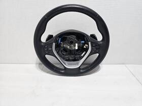 32306878251 Bmw 12-18 F30 F32 F36 3/4 Series Sport Leather Steering Wheel Paddle Shifter Oem